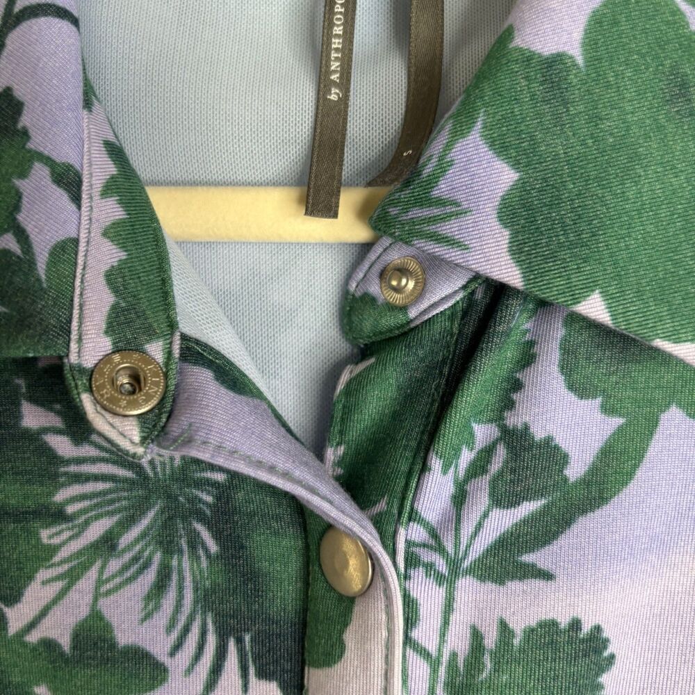 Anthropologie Midi Front Tie Shirt Dress - Picture 5 of 8